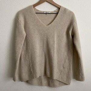 Madewell 100% Merino Wool V-neck Sweater